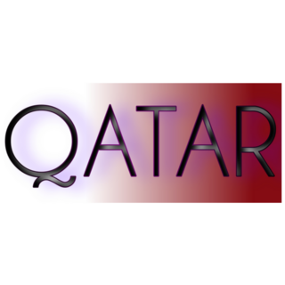 Qatar National Name Sticker