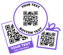 QR Code Stickers and Decals
