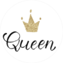 Queen and Crown Sticker