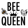 Queen Bee Logo Shoes And Crown Sticker