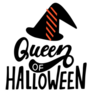 Queen of Halloween Sticker