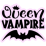 Queen Vampire Sticker