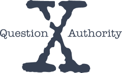 Question Authority Vinyl Lettering Sticker