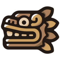 Quetzalcoatl Outline Sticker