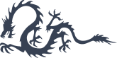 Quirky Chinese Dragon Sticker