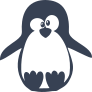 Quirky Penguin Sticker