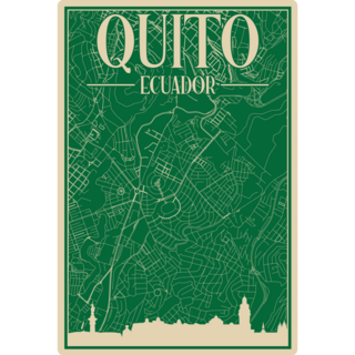 Quito, Ecuador Poster Sticker