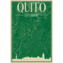 Quito, Ecuador Poster Sticker
