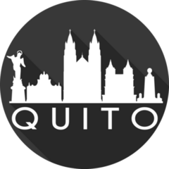Quito Skyline Sticker