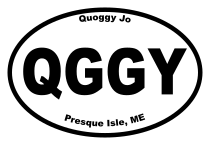 Quoggy Jo Oval Sticker