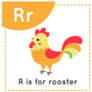 R Is For Rooster Sticker