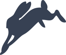 Rabbit Jumping Sticker