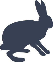 Rabbit Sitting Sticker