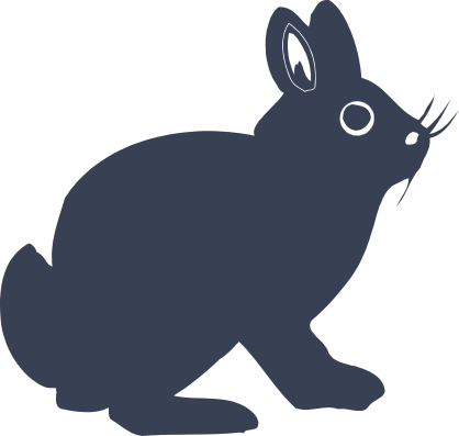 Rabbit With Big Eyes Sticker