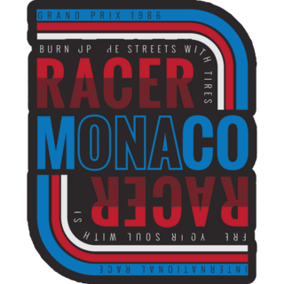 Racer Monaco Sticker