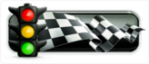 Racing Banner With Traffic Light Sticker