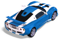 Racing Car Fantasy Type With Clipping Path Sticker