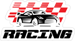 Racing Car Sticker