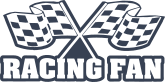 Racing Fan With Checkered Flags