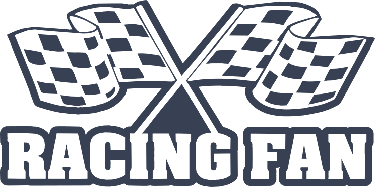 Racing Fan With Checkered Flags
