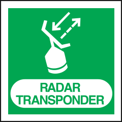 Radar Transponder Sign Sticker