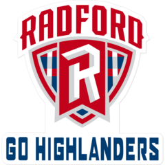 Radford Highlanders NCAA Logo Sticker