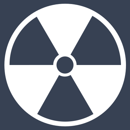 Radioactive Symbol Sticker