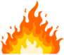 Raging Flame Sticker