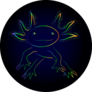 Rainbow Axolotl Sticker