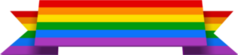 Rainbow Banner Sticker