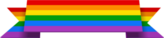 Rainbow Banner Sticker