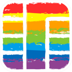 Rainbow Credit Card Chip Sticker