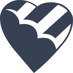 Rainbow Designer Heart Sticker