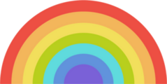 Rainbow Dome Sticker