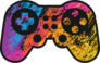 Rainbow Grunge Game Controller Sticker