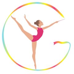 Rainbow Gymnastics Sticker