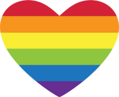 Rainbow Heart Sticker