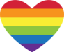 Rainbow Heart Sticker