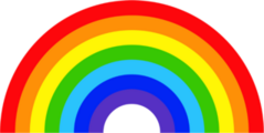 Rainbow Icon Sticker
