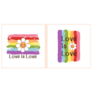 Rainbow Pride Daisy Love Is Love Sticker
