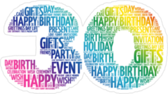 Rainbow Thirty Sticker