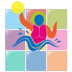 Rainbow Water Polo Sticker