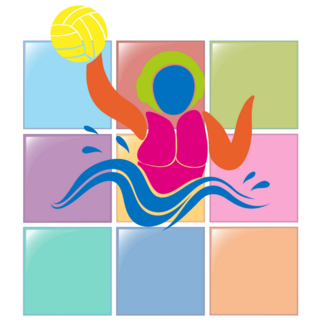 Rainbow Water Polo Sticker