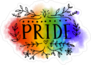 Rainbow Watercolor Pride Design Sticker