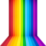 Rainbow Waterfall Sticker