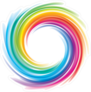 Rainbow Whirlpool Sticker