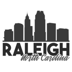 Raleigh North Carolina Skyline Travel Sticker