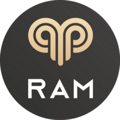 Ram Animal Logo Sticker