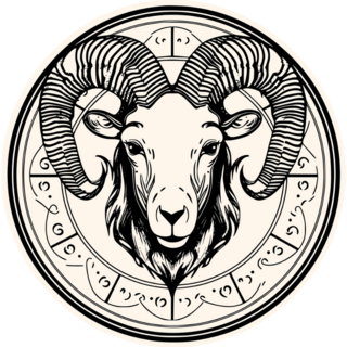 Ram Elegant Historic Sticker