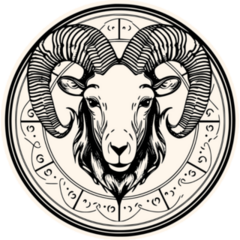 Ram Elegant Historic Sticker